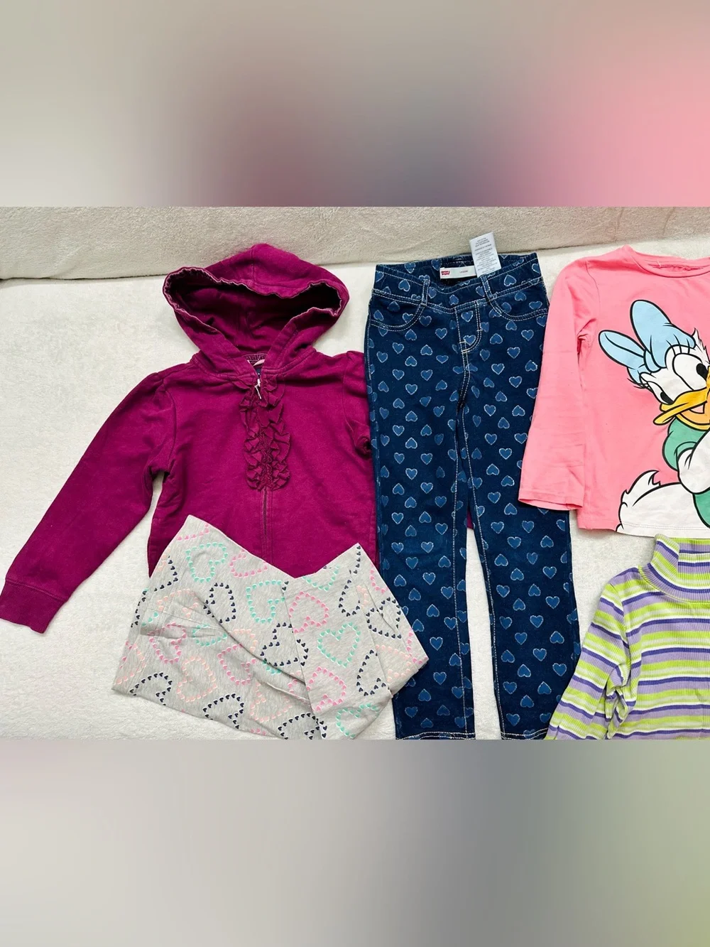 Lot Of Girls Cute Clothes Size 5T Years Gap, Levi’s Excellent Condition
